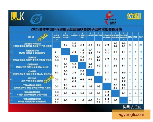 广东超级联赛最新积分榜全解析各队排名变化趋势详解